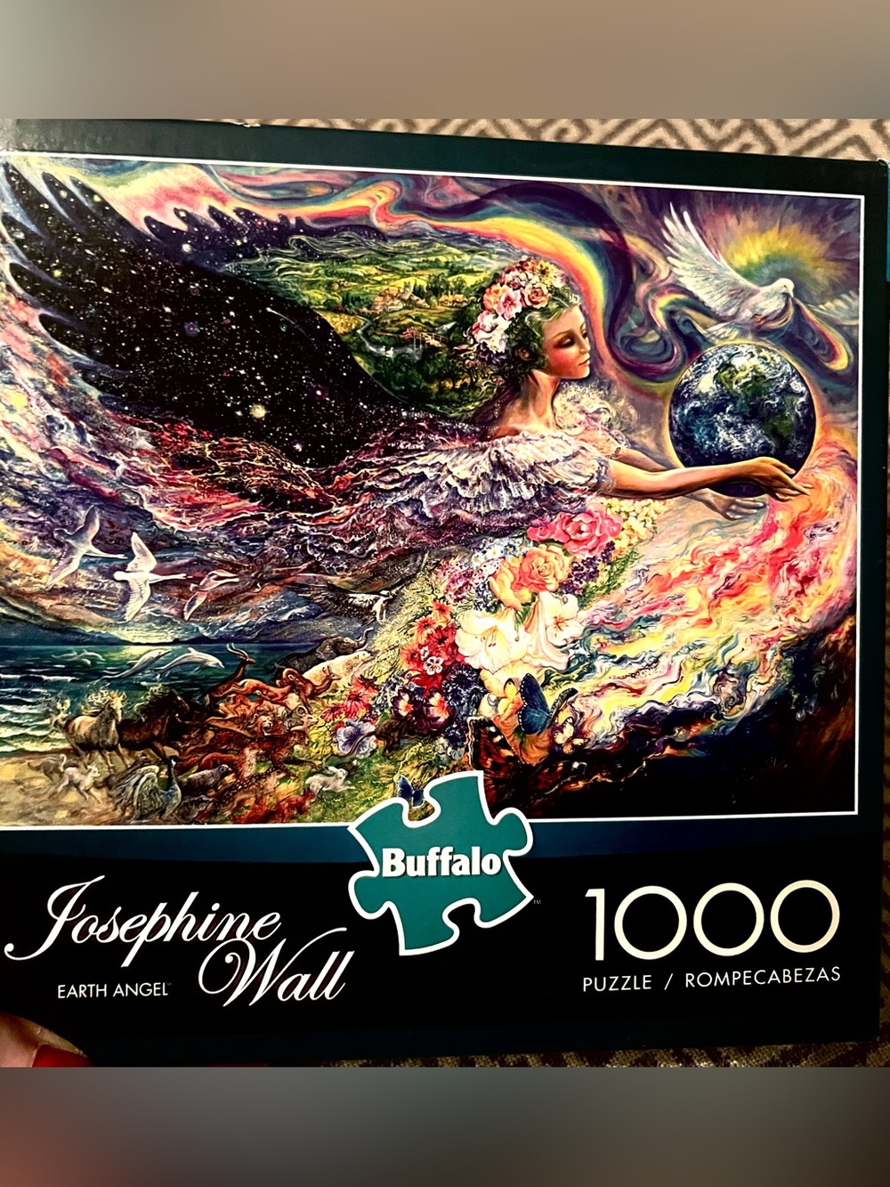 Josephine Wall EARTH ANGEL Edition 1000 Pcs Jigsaw Puzzle Fairies/Ocean/Birds.